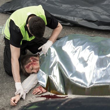 Couverture de survie réutilisable