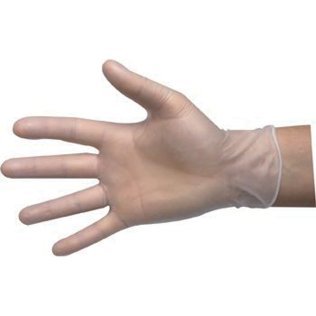 Gants d'examen en vinyle poudrés non stériles