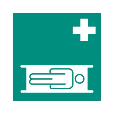 Signalisation d’urgence adhésif infirmerie