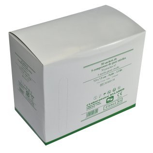 Compresses de gaze stériles 7,5 x 7,5 cm | Boîte de 250