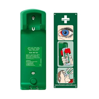 Support mural pour flacon lave-oeil LNS