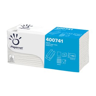 Essuie-mains pliés en C Tork