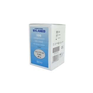 Compresse non stérile en non tissée - 7,5 x 7,5 cm