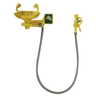 Lave-yeux mural avec douchette