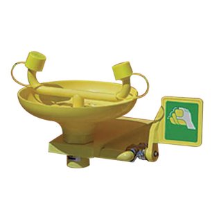 Fontaine de lavage oculaire murale