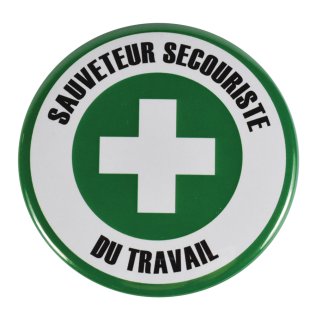 Badge pour secouriste SST