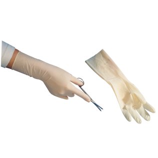 Gants latex stériles