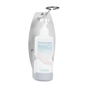 Distributeur mural en PVC pour gel hydroalcoolique et savon ANIOS - 500 ml