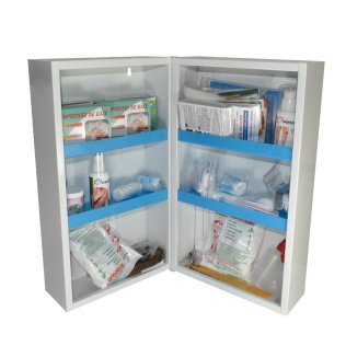 Armoire à pharmacie 1 porte MEDIPHARM 2 - complète