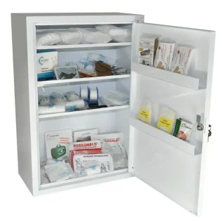 Armoire à pharmacie 1 porte MEDIPHARM 4 - complète