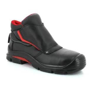 Chaussures de sécurité hautes en cuir à fermeture scratch pour homme – Arizona