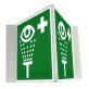 Panneau signalisation d’urgence 3D lave-oeil